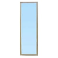 Miroir mural fixe en verre clair (142 cm de haut x 62 cm de large)